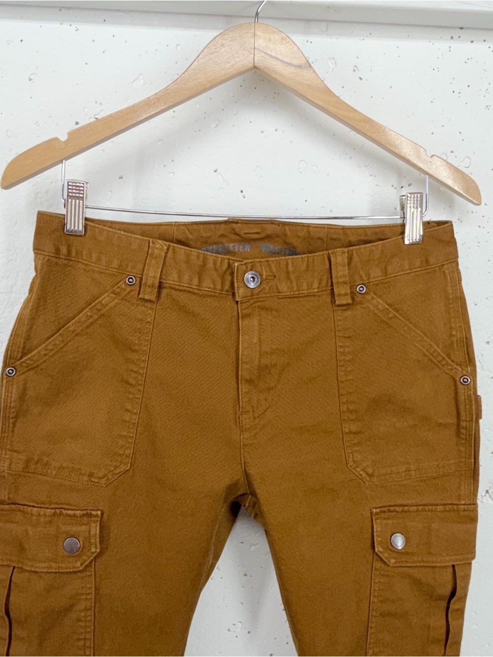 Duluth Women’s Size 10 Dark Camel Slim Fit Cargo Pants - Picture 3 of 14